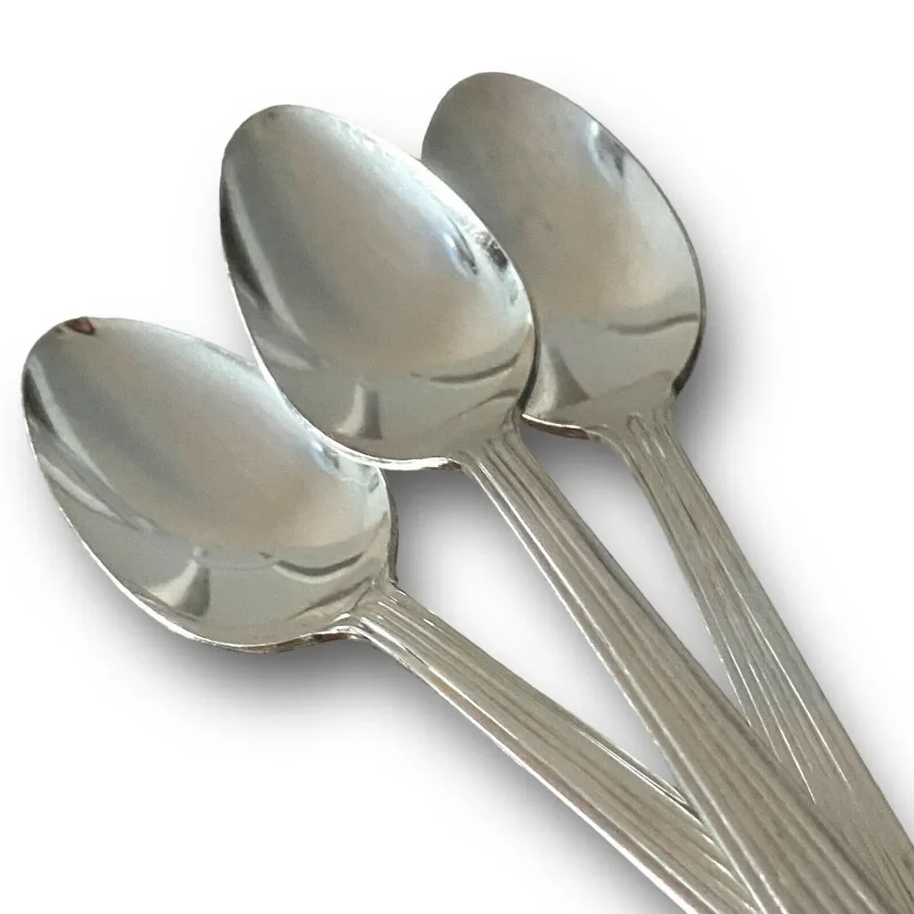 Oneida Park Place Flatware Lot of 7 Silver Plated Teaspoons 6 in Rare Pattern